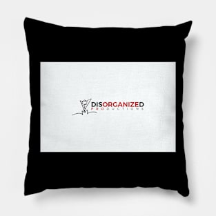 Disorganized Productions logo Pillow