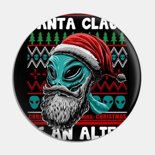 Santa Claus is An Alien New Pin