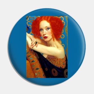 Lady Klimt Pin