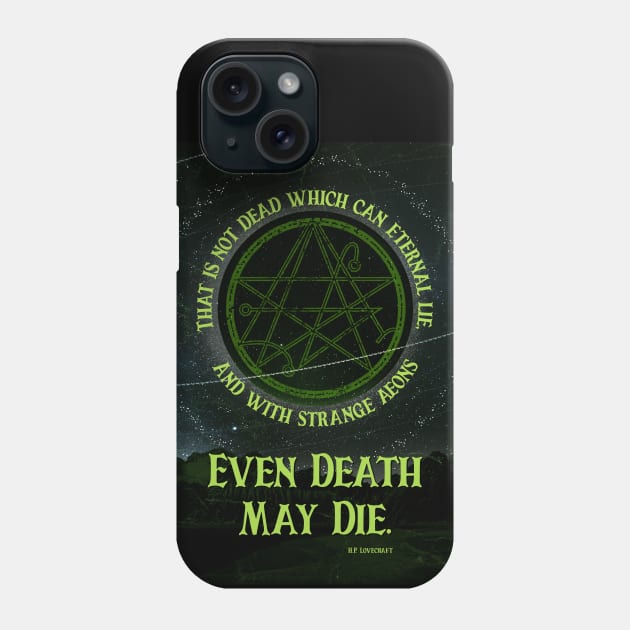 Even Death May Die POSTER Phone Case by Krobilad