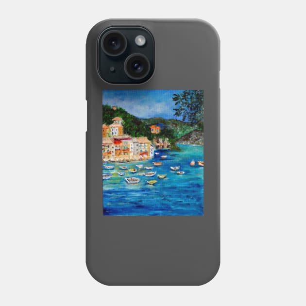 Portofino Seascape Phone Case by IGDecorArt