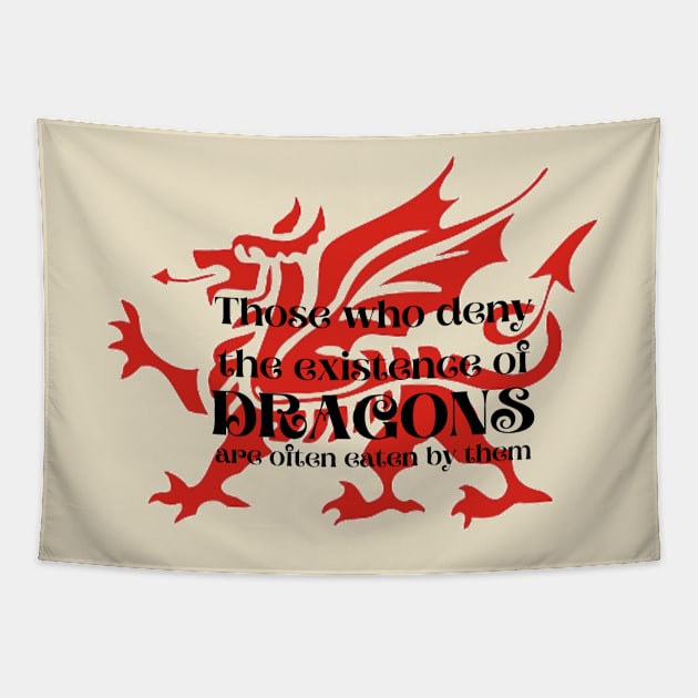 Dragon Denial Tapestry by GourangaStore