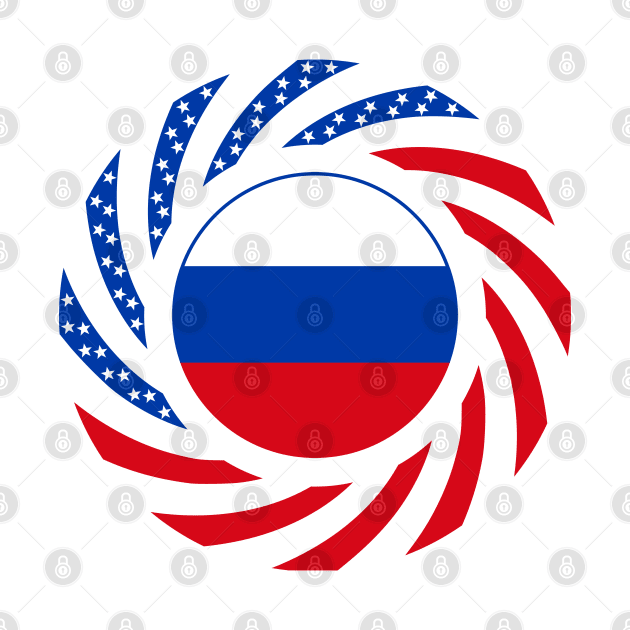 Russian American Multinational Patriot Flag by Village Values