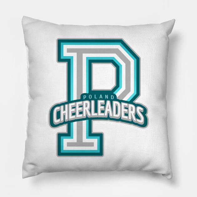 Poland Cheerleader Pillow by Tip Top Tee's