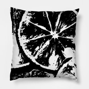 Black Lemons Pillow