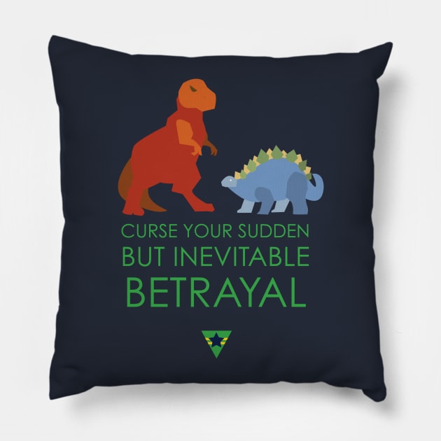 inevitable betrayal Pillow by pixelpwn