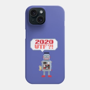 2020 WTF? Retro Robot Phone Case