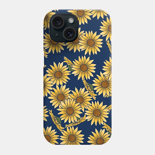 Daisy Pattern Phone Case by bubbsnugg