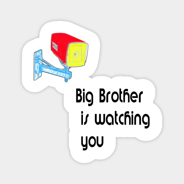 Big brother is watching you Magnet by fantastic-designs