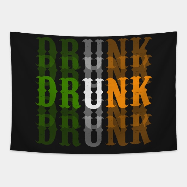 St. Patrick's Day Funny Irish Drunk Tapestry by jMvillszz