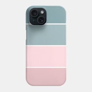 Blush Pink and Succulent Green Pattern Phone Case