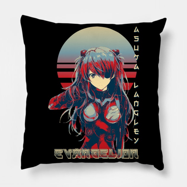 Asuka Langley Pillow by Retrostyle