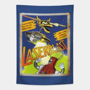 Mystery Science Rusty Barn Sign 3000 - Laserblast Tapestry