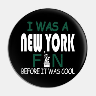 New York Pro Football - Funny Fan Before It Was Cool Pin