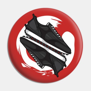DyBreak Black Retro Sneaker Pin