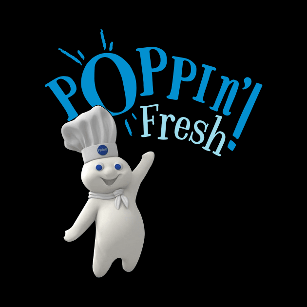 Tee Luv Men's Poppin' Fresh Pillsbury Doughboy by tinastore