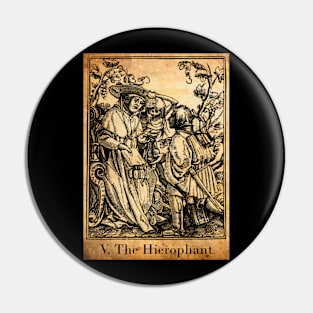 The Hierophant Tarot Pin