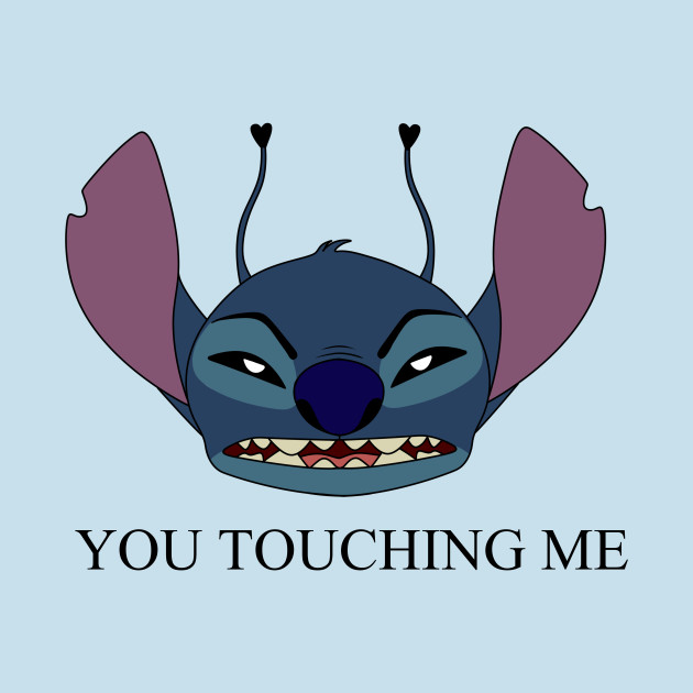 Discover You touching me! - Lilo And Stitch - T-Shirt