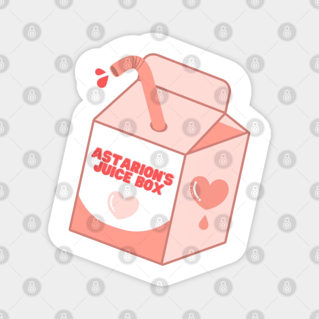 Astarions Juice Box Pink Magnet by WildMagicUK