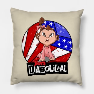 laser baby the boys diabolical Pillow