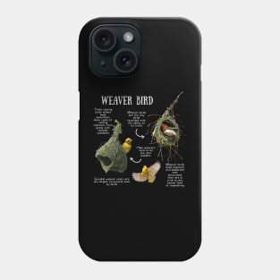 Animal Facts - Weaver bird Phone Case