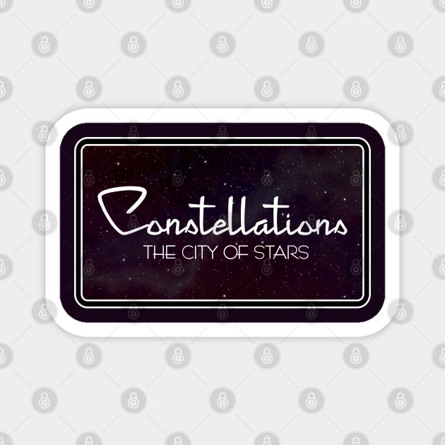 Constellations - City of the Stars Magnet by Tomorrowland Arcade