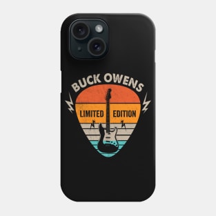 Vintage Buck Owens Name Guitar Pick Limited Edition Birthday Phone Case