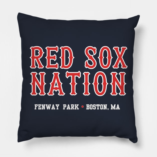 RED SOX NATION, STAND UP! Pillow by capognad