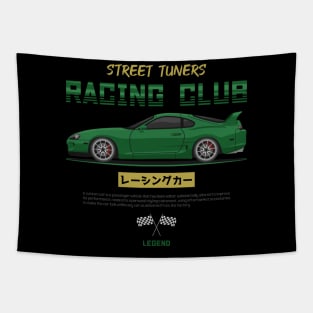 Racing Legend Green Supra mk4 JDM Tapestry