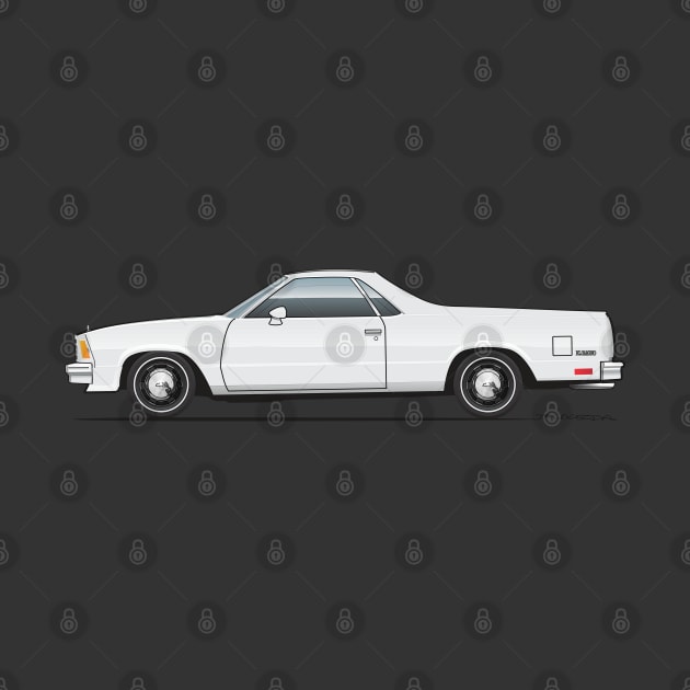 white el camino by ArtOnWheels