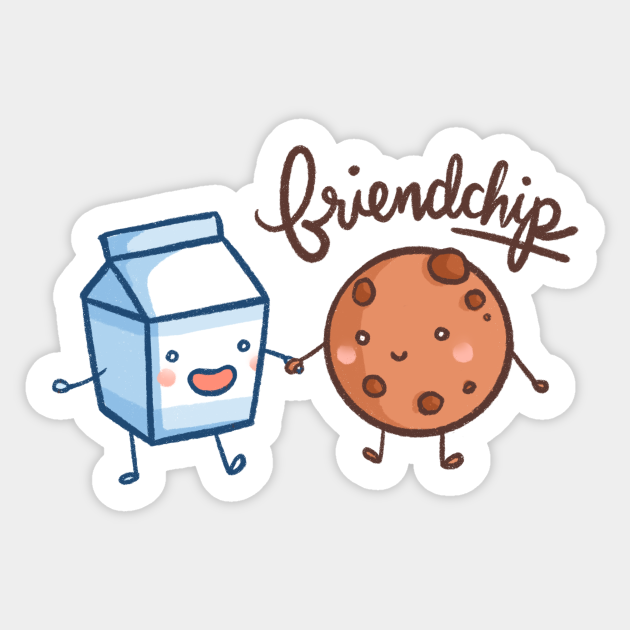 Friendchip - Milk And Cookies - Sticker