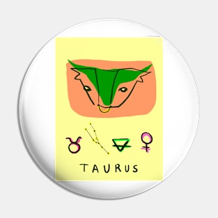 Taurus Warm Earth Baby Pin