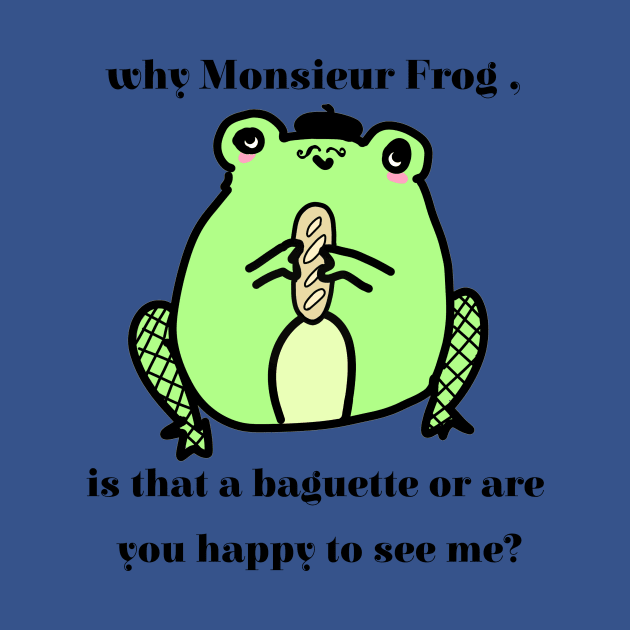 Saucy Frogs Around Europe ; Monsieur Frog by SpaceKermit
