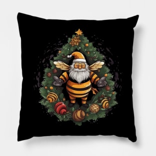 Bee Christmas Pillow