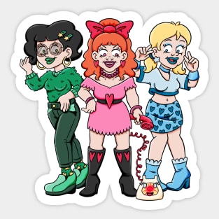 Powerpuff Girl Teens Sticker for Sale by PinkRhino24