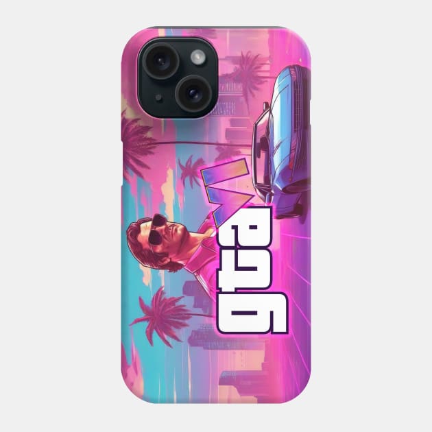 GTA 6 Phone Case by Buff Geeks Art