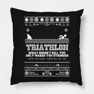 Merry Christmas TRIATHLON Pillow