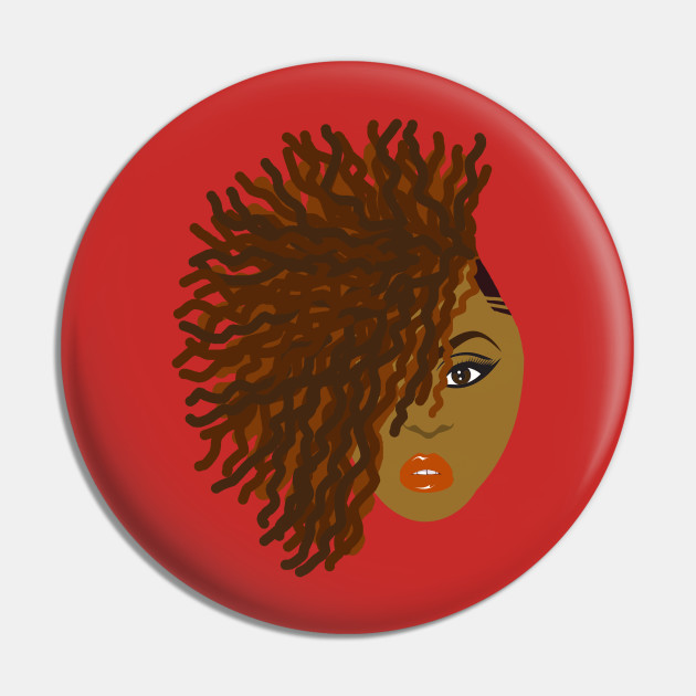 Reddish Brown Locs Natural Hair Locs Pin Teepublic