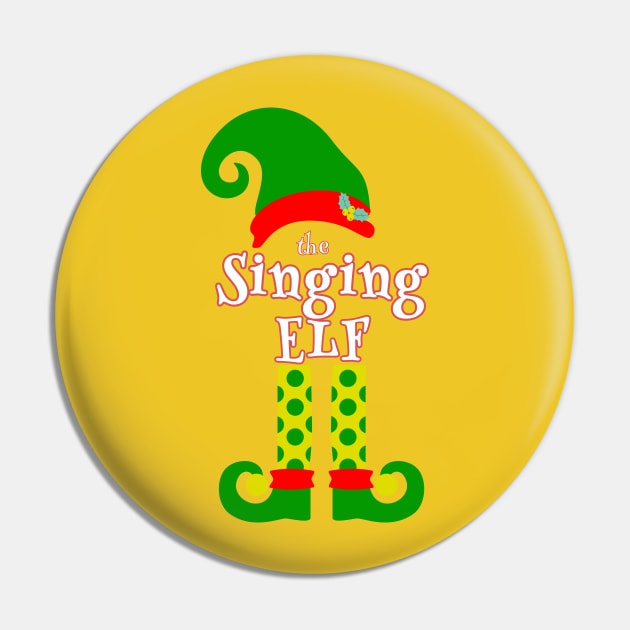 The Singing Elf Family Matching Christmas 2020 Gift  Pin by NiftyGiggles