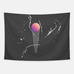 Abstract circle gradient Tapestry