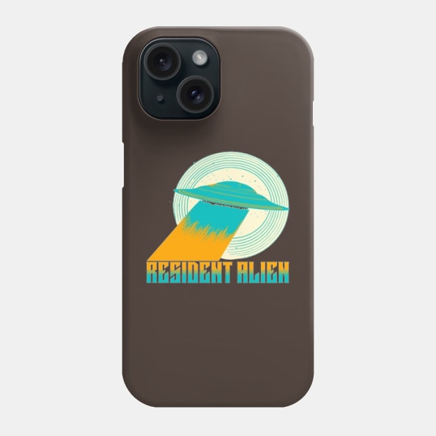 Resident Alien Phone Case by KoumlisArt