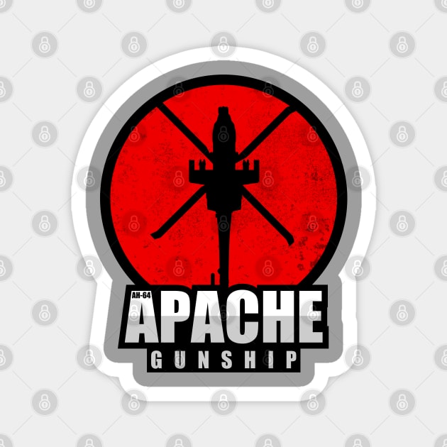 AH-64 Apache Patch (distressed) Magnet by TCP