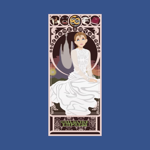 Childlike Empress - art nouveau - Neverending Story by captainlaserbeam