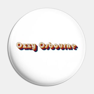 retro vintage Ozzy Osbourne Pin