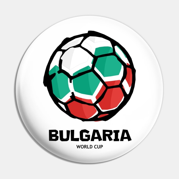 Bulgaria Football Country Flag Pin by KewaleeTee