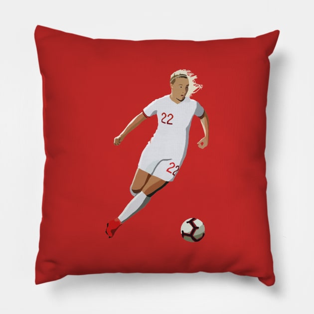 England's Beth Mead Pillow by Webbed Toe Design's