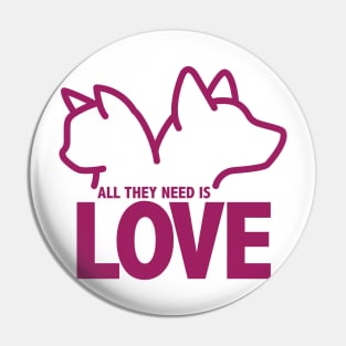 All they need is LOVE Pin