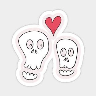 I love you Skully Magnet