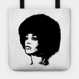 Angela Davis Pop Art Portrait Tote