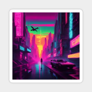 Blade runner inspired art Magnet